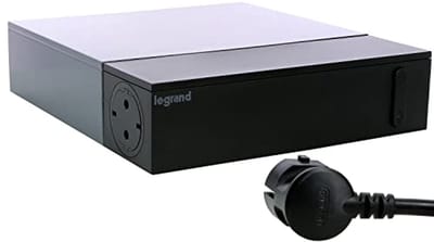 Multimedia TV Hoekstopcontact met 4 Uitgangen en Overspanningsbeveiliging