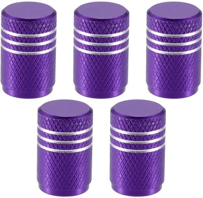 Dailygoods- Ventieldopjes Stofdicht - 5 Stuks - Universele Pasvorm - Aluminiumlegering - Geschikt voor Auto/Fiets - Afmetingen 17x11mm - Ventieldoppen