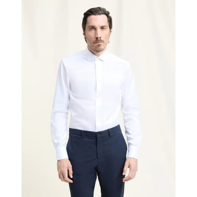 OLYMP Signature Overhemd, Tailored Fit, Signature Kent, Wit