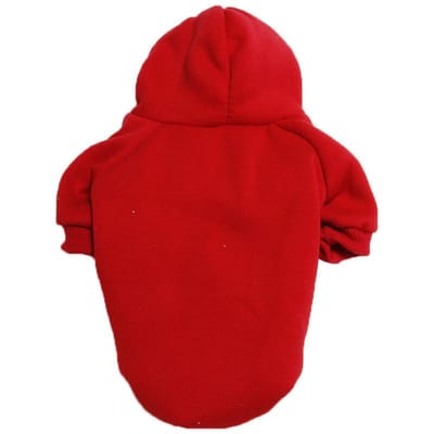 Sweat à capuche pour chien de couleur unie, vêtements pour grands chiens, vêtements d'extérieur pour l'automne et l'hiver pour labrador, bouledogue français, Yorkshire XL (4.5-6KG Dogs)
