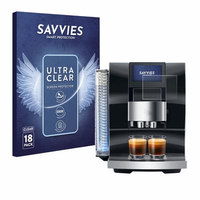 Savvies - Screenprotector voor Jura Z10 - Folie Beschermfolie transparant 18 Stuks
