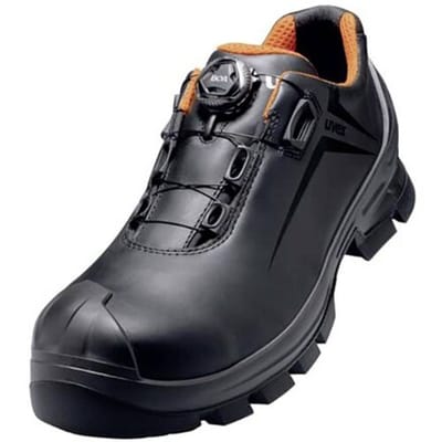 uvex 6531 6531242 Lage veiligheidsschoenen S3 Schoenmaat (EU): 42 Zwart/oranje 1 paar