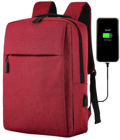 PolkaHome® Laptop Usb Rugzak tot 15.6 Inch, Handbagage Koffer | Handbagage Tas & Rugzak 40x30x13 | Reisrugzak, Schooltas & Reistas | Luchtvaartmaatschappij Goedgekeurd