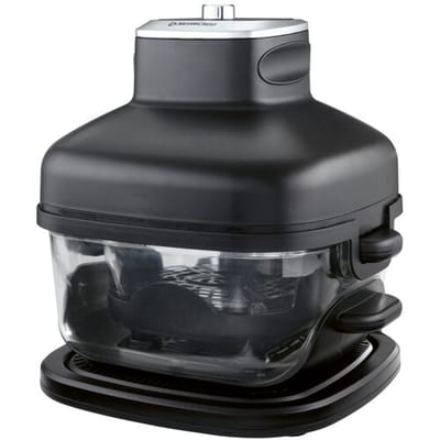 SILVERCREST Glazen airfryer met 2 schalen, 2 L en 4 L