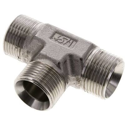 T-Fitting G1'' Buitendraad RVS 225bar (3161,25psi)