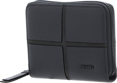PICARD Leren Portemonnee O X O 1 Wallet Rock Grijs