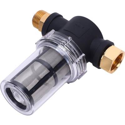 Filtre à sédiments pour tuyau d'arrosage 3/4 pouce Filtration efficace avec tamis 40 mesh et 100 mesh pour