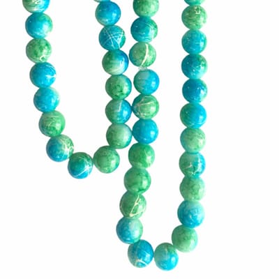 Ketting-Hailey-Turquouise-Natuursteen Stretch-55 cm-Charme Bijoux