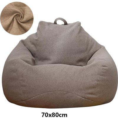 Luie Bankhoes Grote Zitzakhoes Zonder Vulling Volwassenen Bank Woonkamer Slaapkamer Huis Tatami Lounger Comfortabele Stoelhoes gray