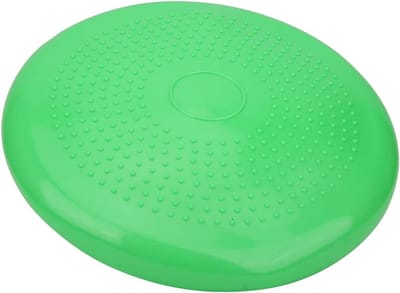 Opblaasbaar Yogakussen - Balanskussen Fitness - Core Stabiliteit Trainen - Verbetert Concentratie - 34 cm Diameter - Groen