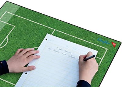 Bureauonderlegger Voetbalveld 53 x 40 cm - Antislip Onderlegger voor Kinderen