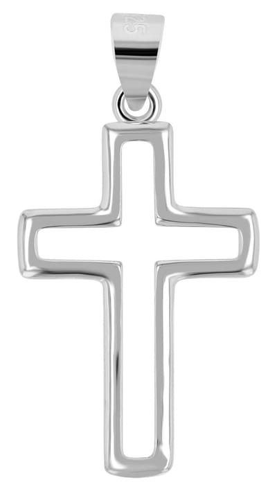 AKZENT Akzent unisex hanger "Umi" van 925 Sterlingzilver, gerhodineerd, duurzaam