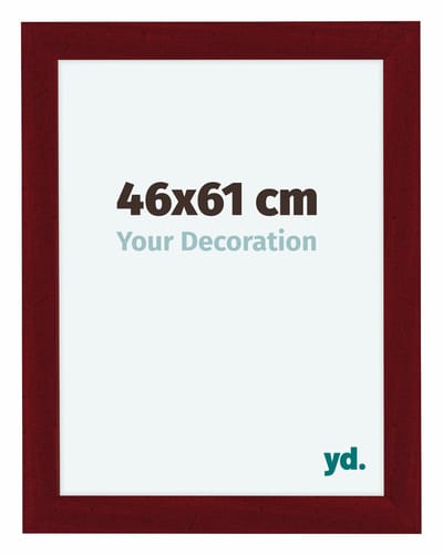 Your Decoration - Fotolijst 46x61 cm - MDF - Wijnrood Geveegd - Como