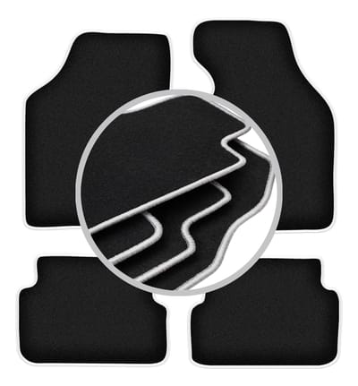 CARLUX-SILVER automatten voor: Mazda Demio hatchback (1996-2003)