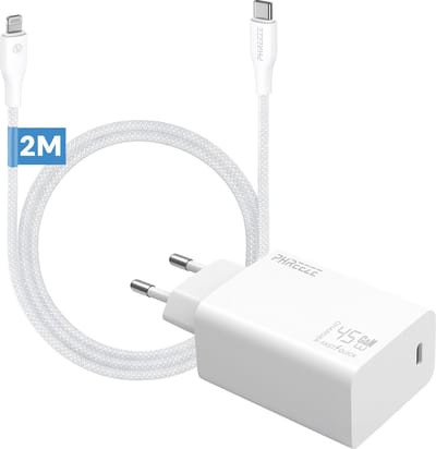 Phreeze usb C oplader met lange kabel geschikt voor iPhone 14 13 12 11 en iPad - Power Delivery snellader