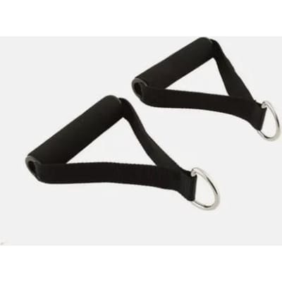 Elastisch Touw Trekker Handvat Honkbal Handvat Metalen Gesp Schuim Handvat Fitnessapparatuur Accessoires Bruin Touw Handvat