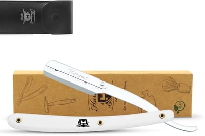 Haryali London Cut Throat Shaving Razor voor mannen, klassiek scheermes voor scheren voor salon en thuis, Rasoirs Rasoi + 10 mesjes