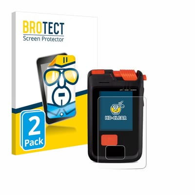 BROTECT - Screenprotector voor Mammut Barryvox S2 - Folie Beschermfolie transparant 2 Stuks