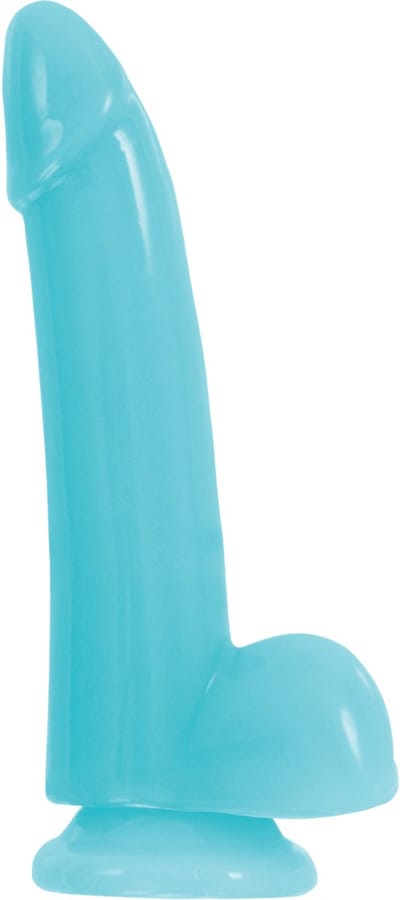 NS Novelties - Smooth Glowing Dong 5 Inch - Dildos Blauw