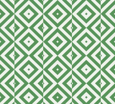 Retro Behang Groen Wit – Grafisch Vintage Patroon – AS Creation 37331-2 – Vliesbehang