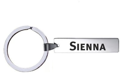 Sleutelhanger Met Naam - Sienna - RVS