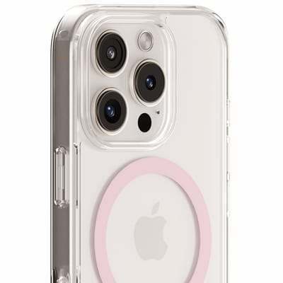 Phone Case Transparent Magsafe Compatible Pink / Transparent iPhone 16