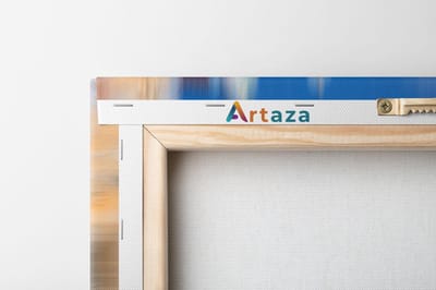 Artaza Canvas Schilderij Drieluik Aruba Kleurrijke Huisjes - Nederlandse Antillen - 120x60 - Foto Op Canvas - Canvas Print
