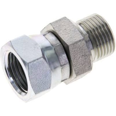 G 3/8'' F/M Verzinkt Stalen Neusstuk 325 Bar - Hydrauliek [2 Stuks]