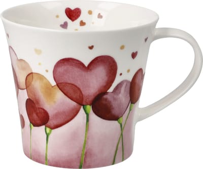 Goebel - Accessoires | Koffie / Thee Mok Fiore Love | Beker - porselein - 350ml
