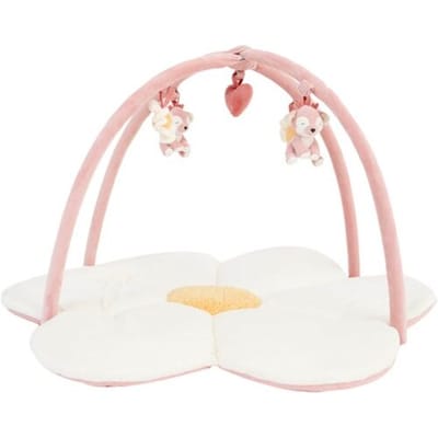 Prénatal speelkleed Hert - Babygym - Met speelboog - Wit/Roze - Ø 80 cm x H 50 cm