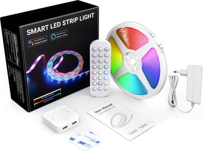 Strificate 2026 Model - Led Strip - USB C - 15 Meter - 1x 15 Meter Rol - Zelfklevend - Bediening via Telefoon en Afstandsbediening - 270 Leds