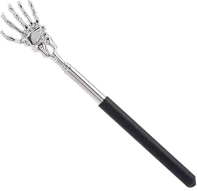 Dailygoods- Rugkrabber Telescopisch - Uitschuifbare Krabber - Roestvrij Stalen Rugkrabber - Antislip Handvat - Inklapbaar Ontwerp - Duurzaam Materiaal - Massageapparaat