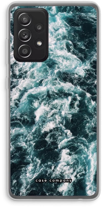 Hoesje geschikt voor Samsung Galaxy A52s 5G hoesje - Zee golf - Soft Cover Telefoonhoesje - Bescherming aan alle Kanten en Schermrand