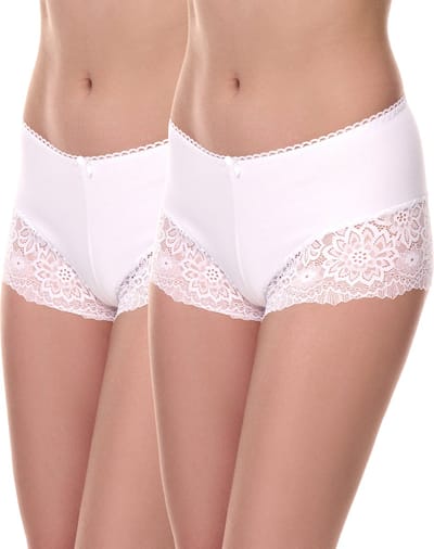 Merry Style Dames Boxershort Onderbroek - Katoen - Regular Taille - 2-Pack - MS-GAB-107-Boxer-2P