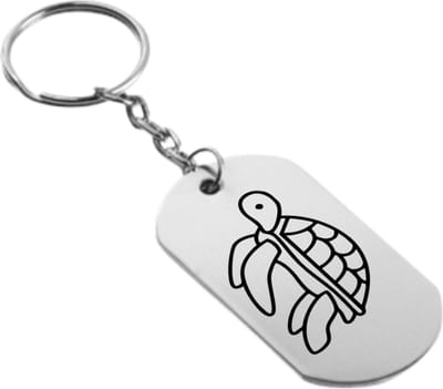 Akyol - Schildpad sleutelhanger - Schildpad - Schildpad liefhebber - Dieren liefhebbers - Sleutelhanger - Cadeau - Gift