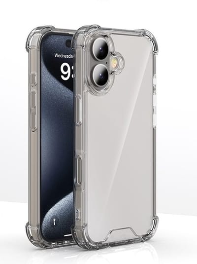 Cityhoesje - Anti Shock – iPhone 16 – Backcover - Transparant