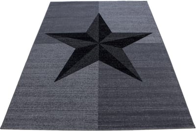 Modern laagpolig vloerkleed Plus - grijs 8002 - 160x230 cm