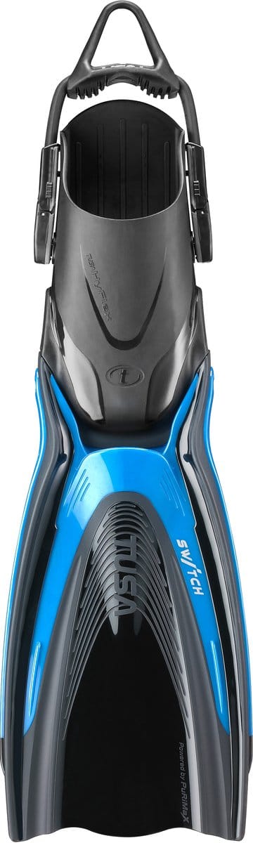 TUSA Hyflex Switch Duikvinnen - High-Performance zwemvinnen met efficiënte krachtoverdracht - Zwart/Blauw - Maat XS (34–38) - (22–24 cm) - SF-0104 XS FB