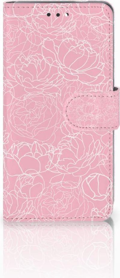 Nokia 3.1 (2018) Hoesje White Flowers