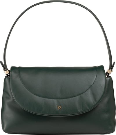 DuDu Melville Schoudertas Leder 31 cm - Dames - mangrove