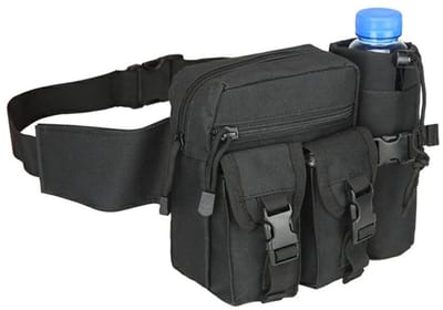Dailygoods- Heuptas Waterdicht - Heuptasje Dames/Heren - Heuptas Wandelen - Molle-systeem - Schouderbanden Versterkt - Scheurvast Oxford-doek
