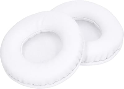 Comfortabele Oorkussens voor Headsets - Vervangende Earpads van Faux Leer en Schuim voor Sony MDR V55, Athws70, Athws77 en Mdrv500 - Wit
