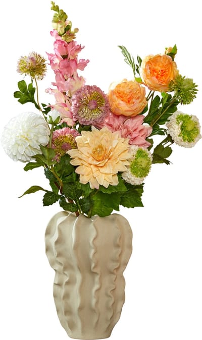 Mica Decorations Kunstboeket Jean - Decoratief Boeket - Kunstplanten voor Binnen - Kunstplant Zonder Onderhoud - Veldboeket Kunstbloemen