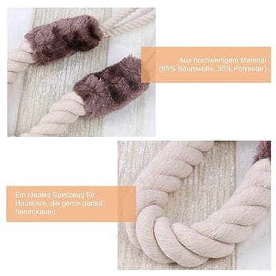 Katoenen Deurstopper - Set van 2 - Vingerbescherming voor Deuren - Klembescherming voor Huisdieren en Kinderen - Wit