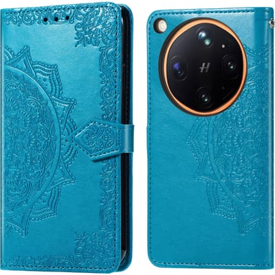 imoshion Hoesje - Geschikt voor Oppo Find X9 Ultra - Mandala Bookcase - Turquoise