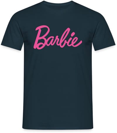Barbie Klassiek Logo T-Shirt Heren