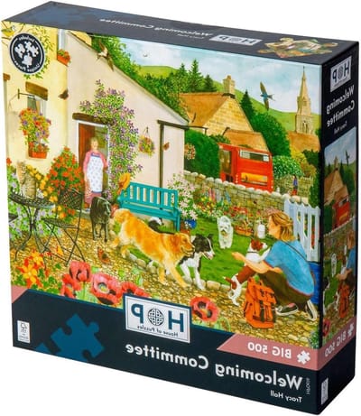 Grote Puzzel 500 Stukjes - Kerstpuzzel Gezelschapsspel - Ontspannen Vrije Tijd - Uniek Gevormde Stukjes - 483 x 686 mm