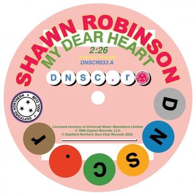 Shawn Robinson & Bessie Banks - My Dear Heart / I Can’t Make It (Without You Baby) (7" Single)