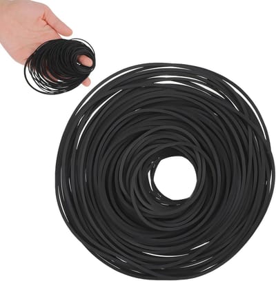 Universele Vierkante Banden voor Cassettemachines - 100 Stuks Rubber Riemen (40-135 mm)