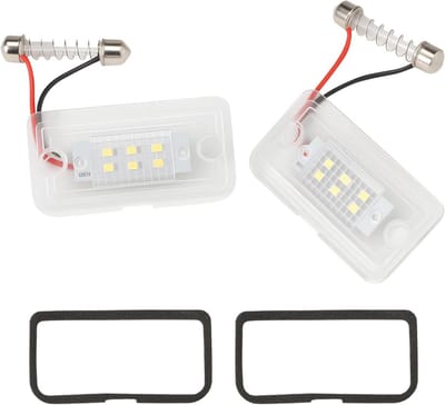 Kentekenplaatverlichting Set - Achterlichten Xenon - Auto Verlichting - Directe Vervanging - 12V - Wit